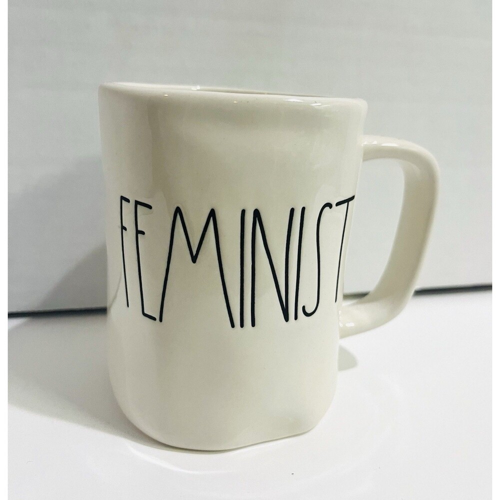 Feminist Coffee Mug by Rae Dunn by Magenta – Inspirational Quote Mug